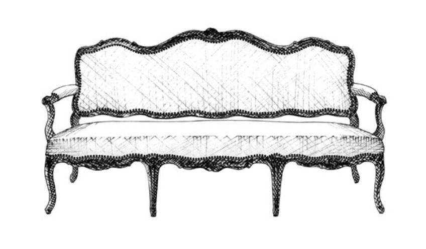 Louis XV Settee