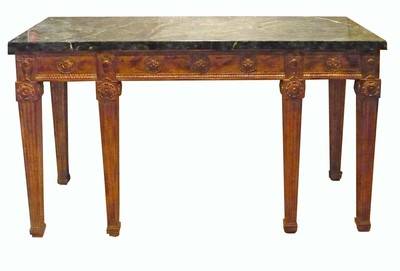 English Neoclassicism Table