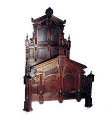 English Renaissance Revival Bed