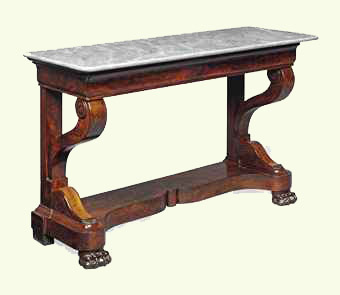 Louis Philippe Console Table
