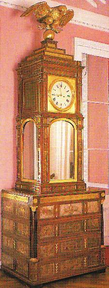 Russian Glong-case clock, Heinrich Gambs, Timothy Corrigan