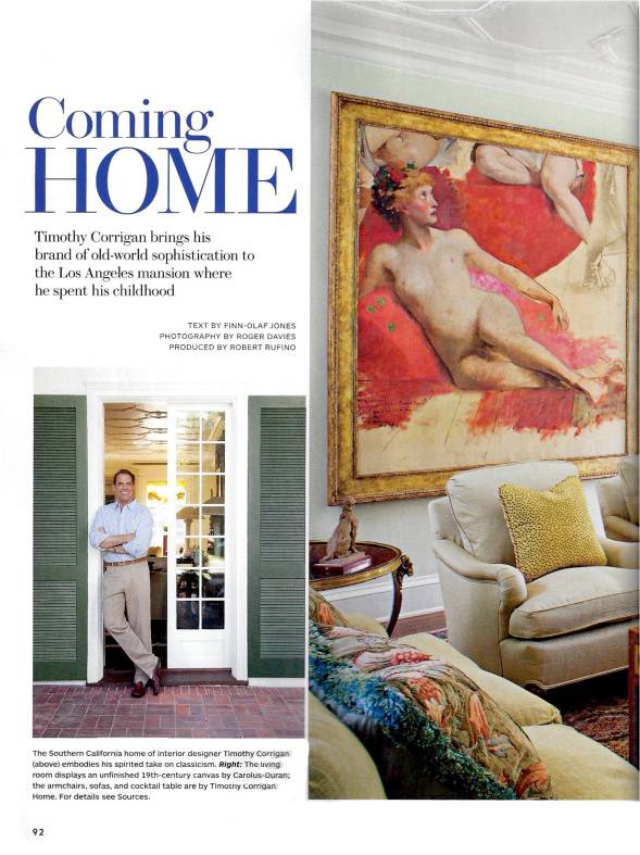 Timothy Corrigan Living Room